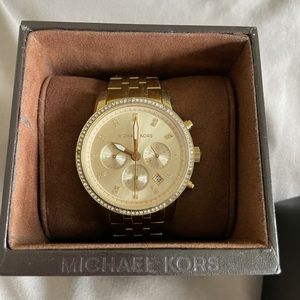 Gold Michael Kors watch
